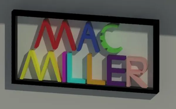 Mac Miller Sign