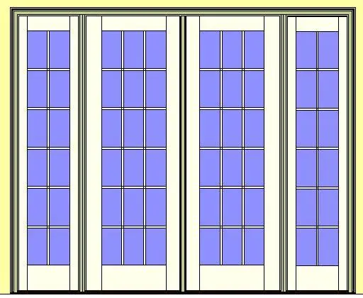 Kolbe Ultra Series Outswing Door 2-Wide Both Sidelites Handicap Sill Units