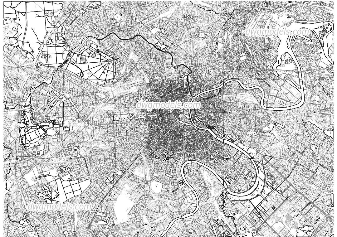 Map of Moscow