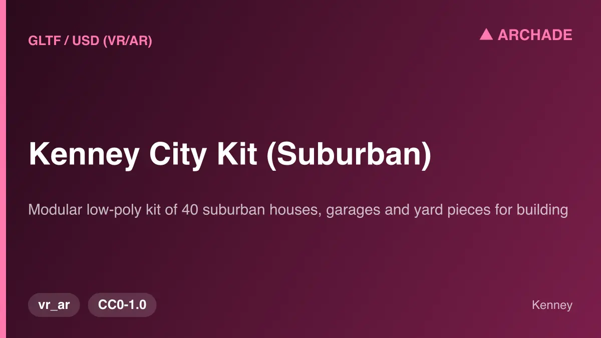 Kenney City Kit (Suburban)
