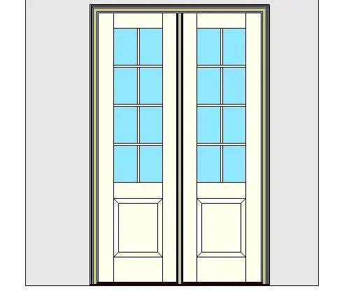 Kolbe Ultra Series Outswing Entrance Door 2-Wide 1-Panel Handicap Sill Units