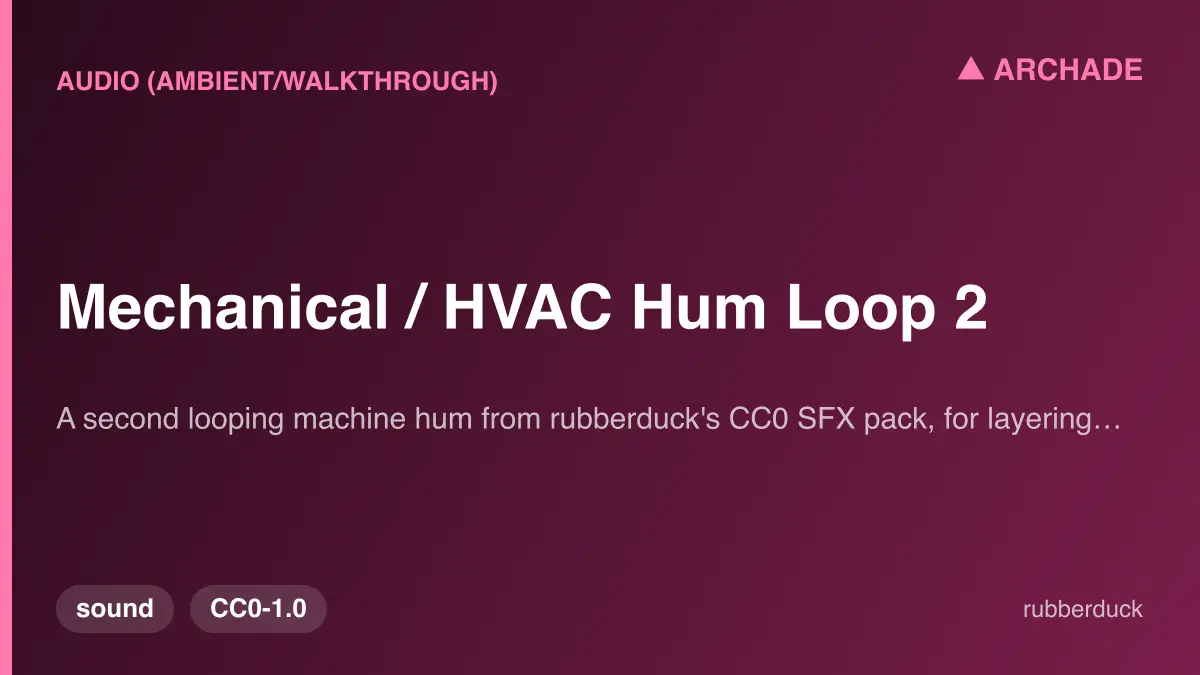 Mechanical / HVAC Hum Loop 2