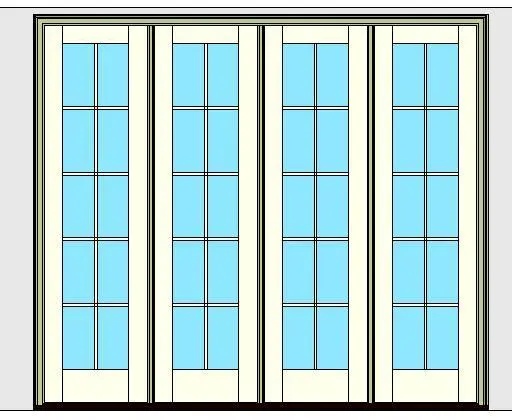 Kolbe Ultra Series Inswing Entrance Door 4-Wide Standard Sill Units