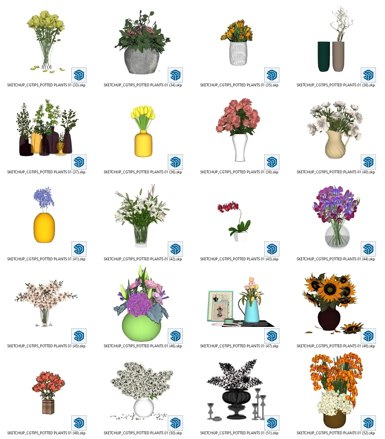 Potted Plants — preview 1 (cgtips, CC0)