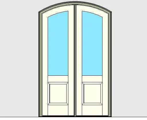 Kolbe Ultra Series Segment Head Inswing Door 2-Wide 1-Panel Handicap Sill Units