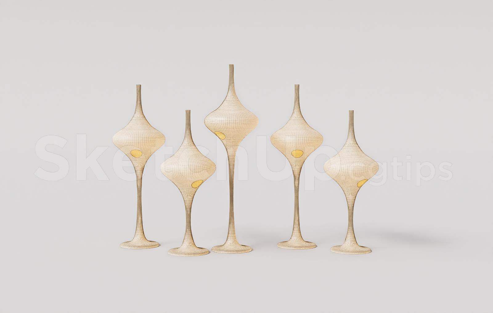 Modern Organic Floor Lamp