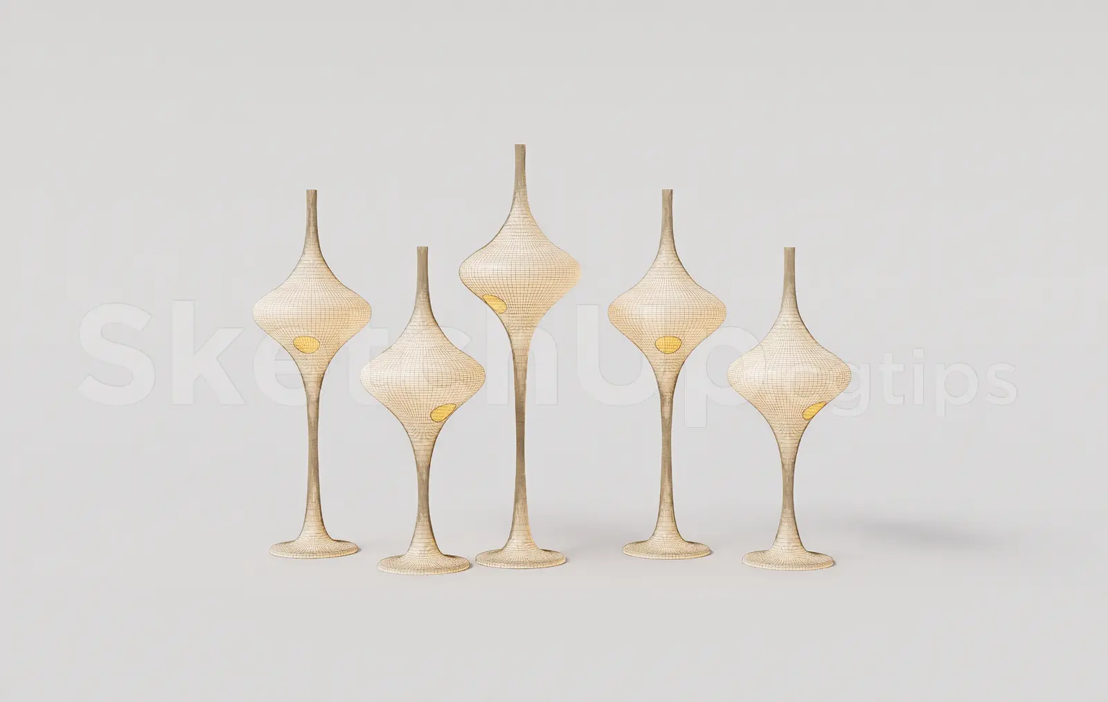 Modern Organic Floor Lamp