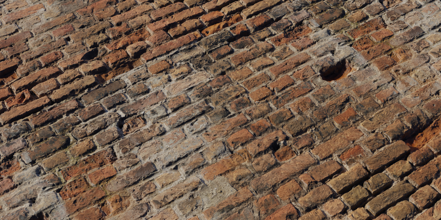 Red Brick Plaster Patch 2