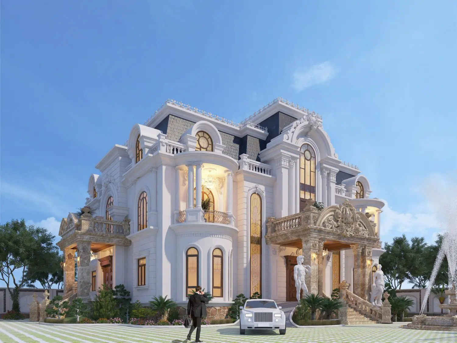 Villa Exterior — preview 1, by Hoang Dung (3dzip)
