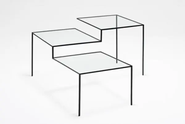 Nendo Coffee Table Wire Frame Opitcal Illusion — preview 1, by pennyiscute (RevitCity, CC0)