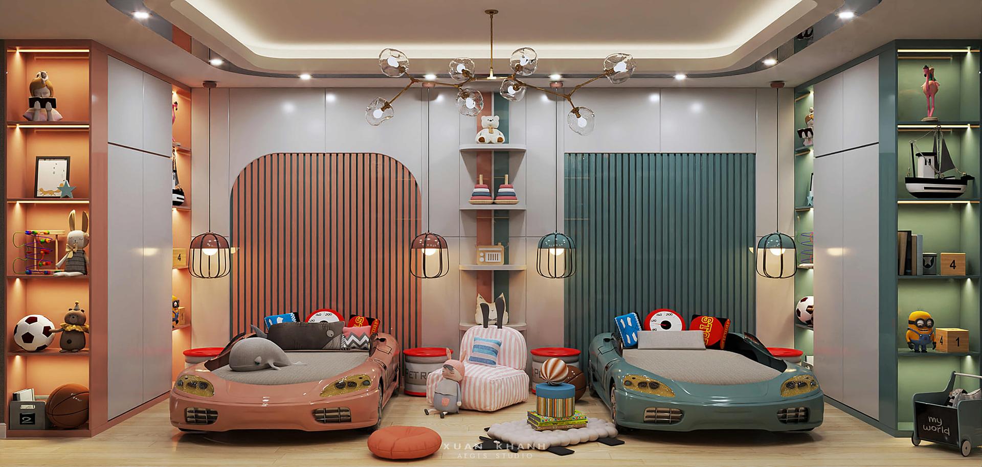 Interior Childrenroom Scene