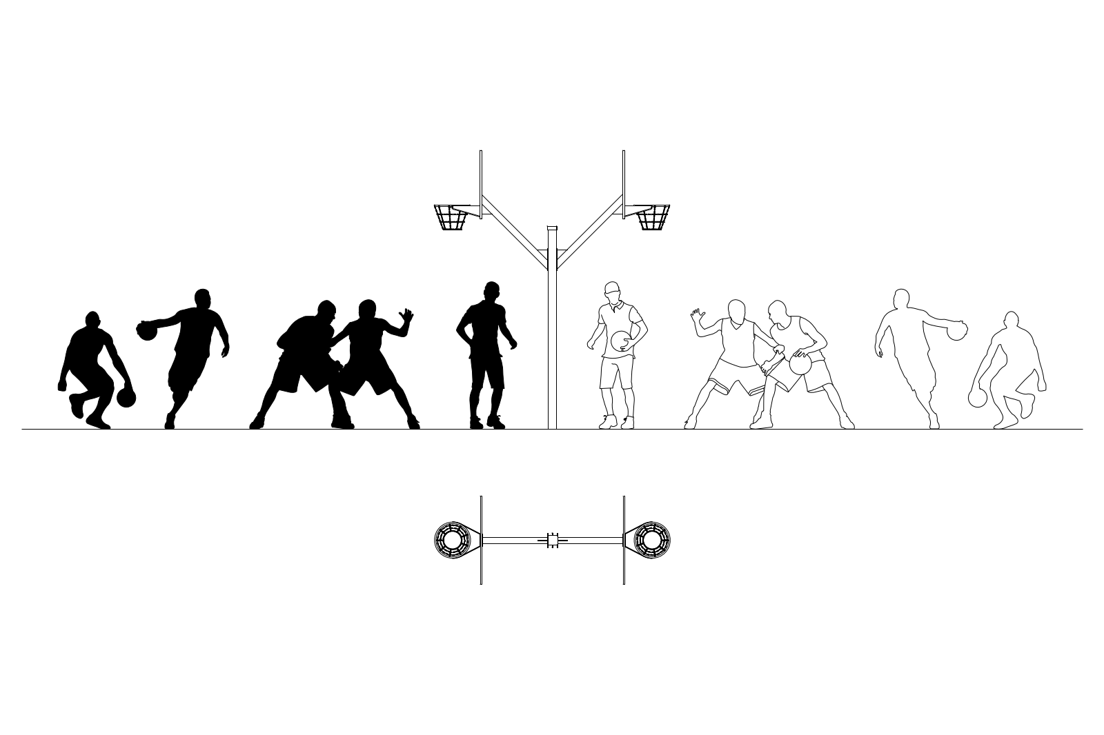 People basketball