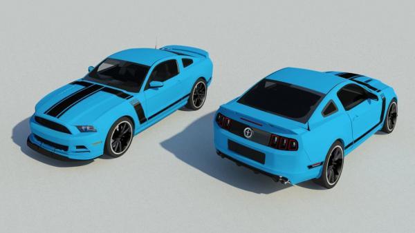2013 Ford Boss Mustang - Car Automobile Vehicle