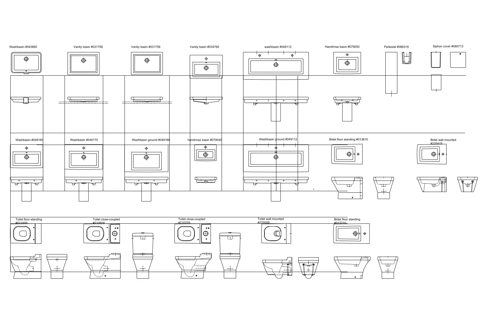 Duravit 2ND Floor — CAD drawing preview