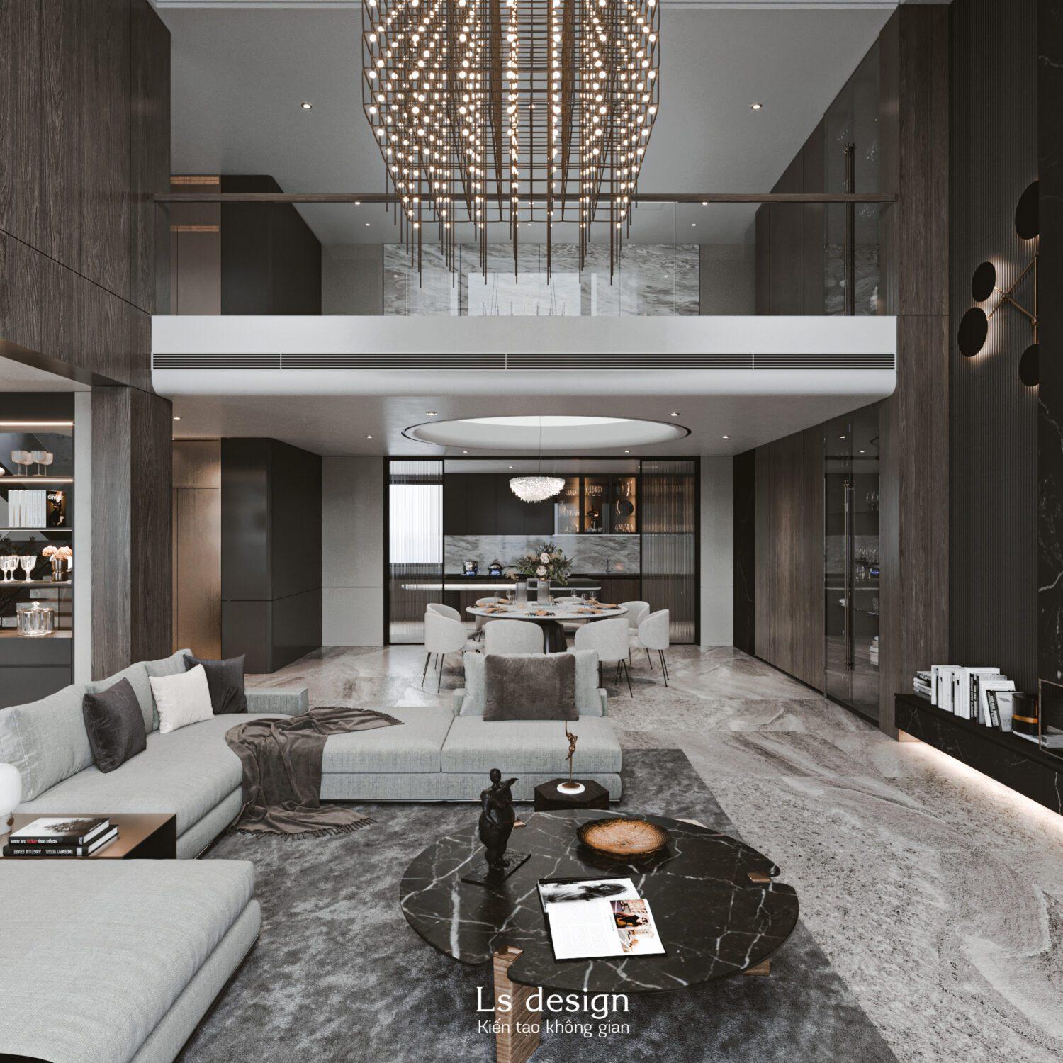 Living Room – Kitchen Interior