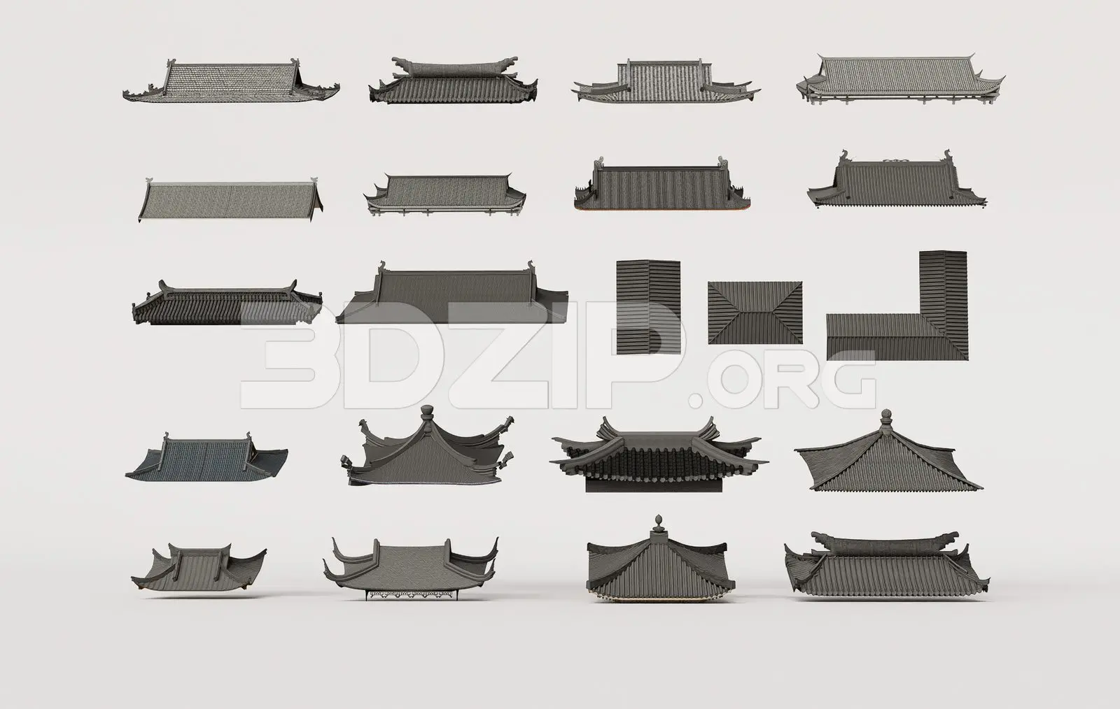 Traditional Asian Roof