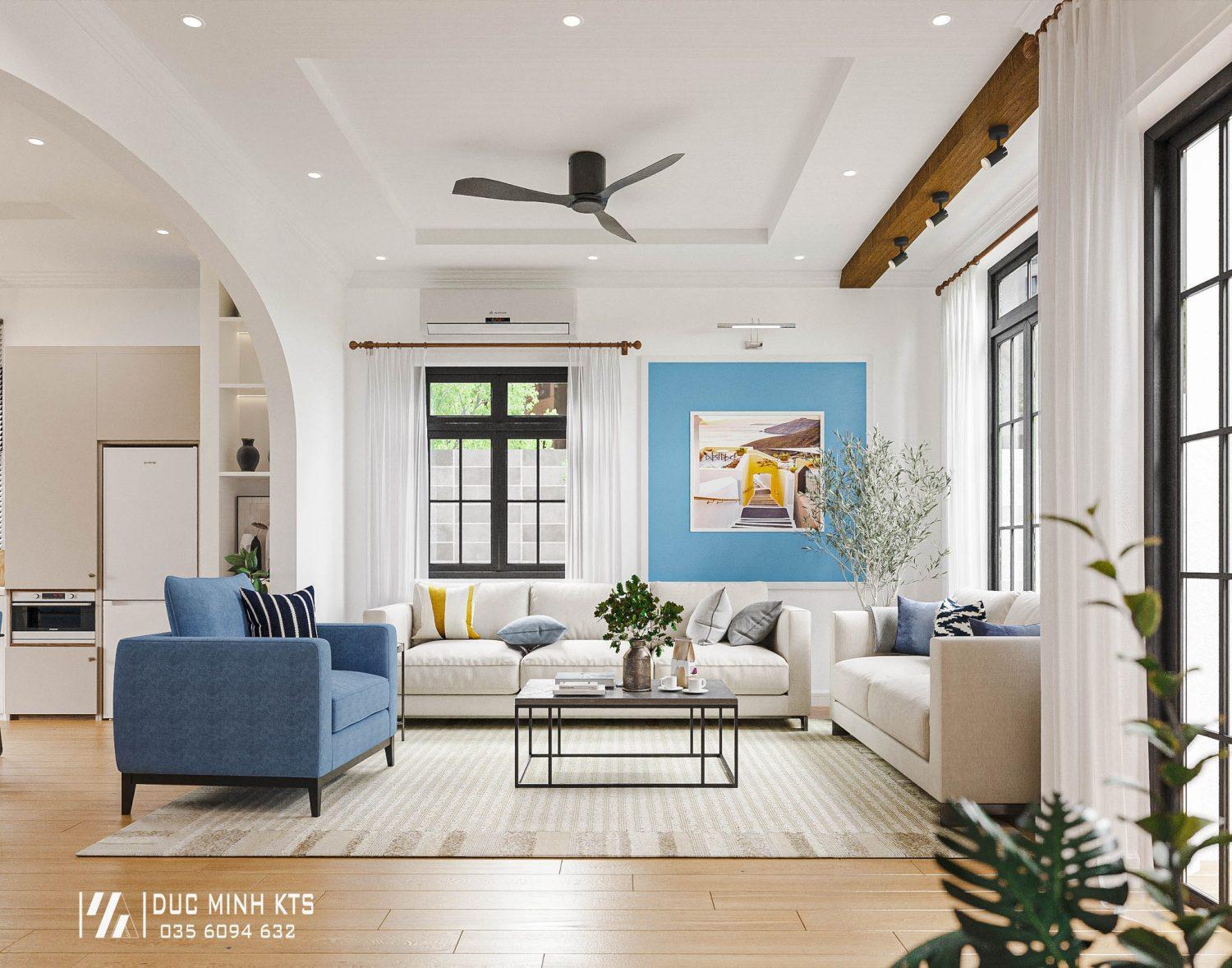 Interior Living Room – Kitchen