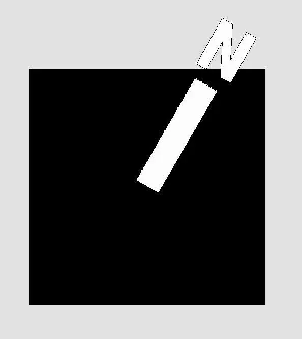 North Sign Minimalist