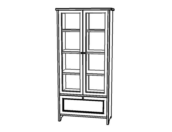 IKEA Smadal Glass Cabinet