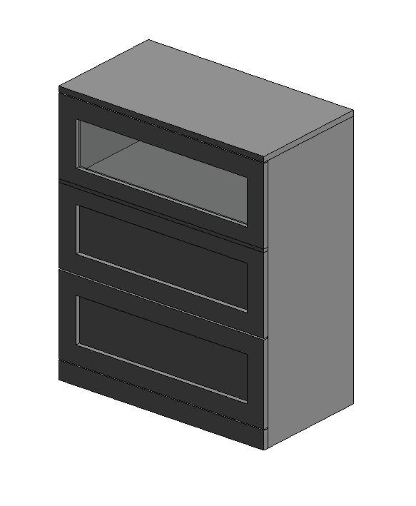 Brimnes Ikea 3-Drawer Chest Parametric