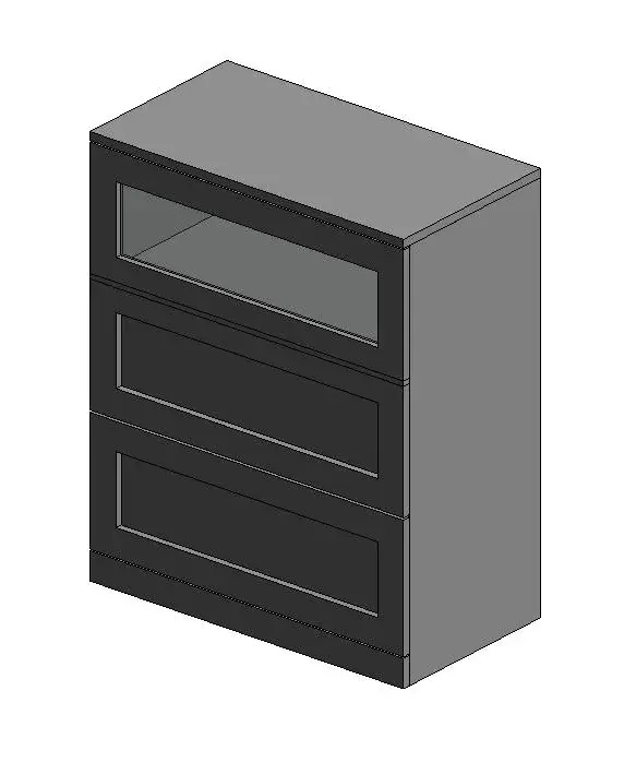Brimnes Ikea 3-Drawer Chest Parametric