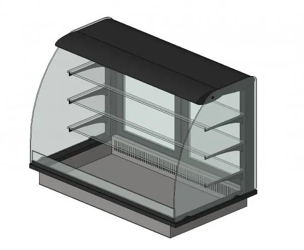 Chilled Multideck Display with Chilled Well