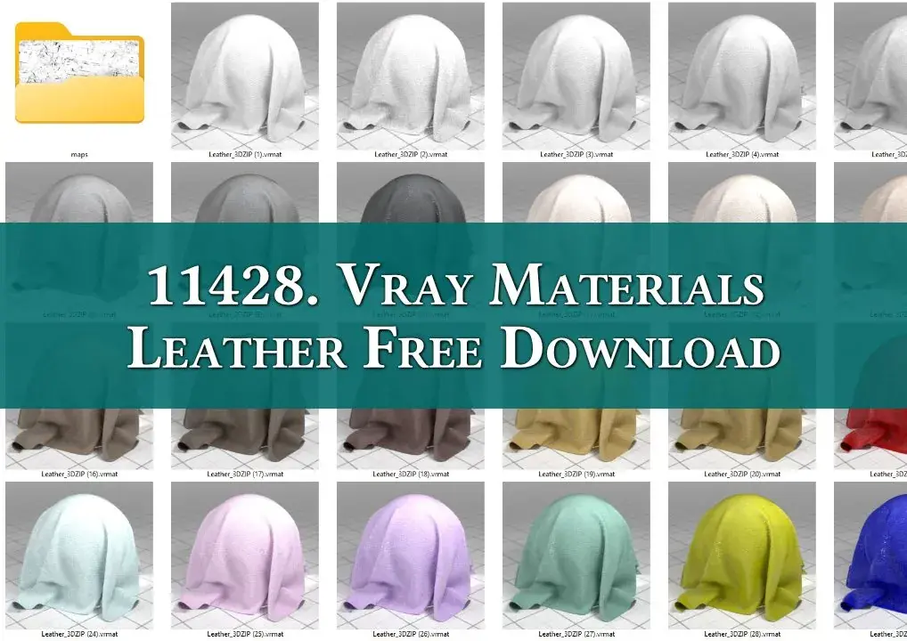 Vray Materials Leather