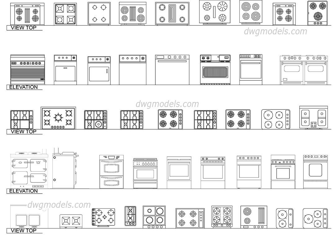 Ovens, Hot Plates, Burners