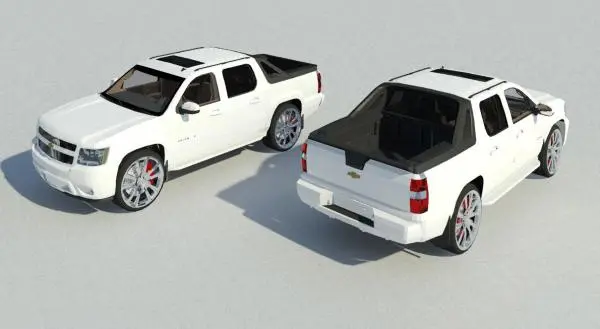 Chevy Avalanche - Truck SUV Car automobile vehicle — preview 1, by bradley911 (RevitCity, CC0)