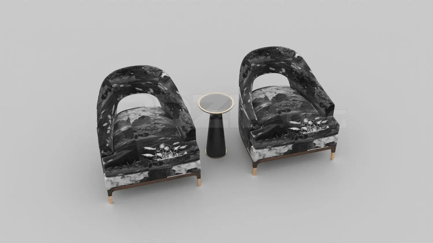 Chair — preview 1 (3dzip, CC0)