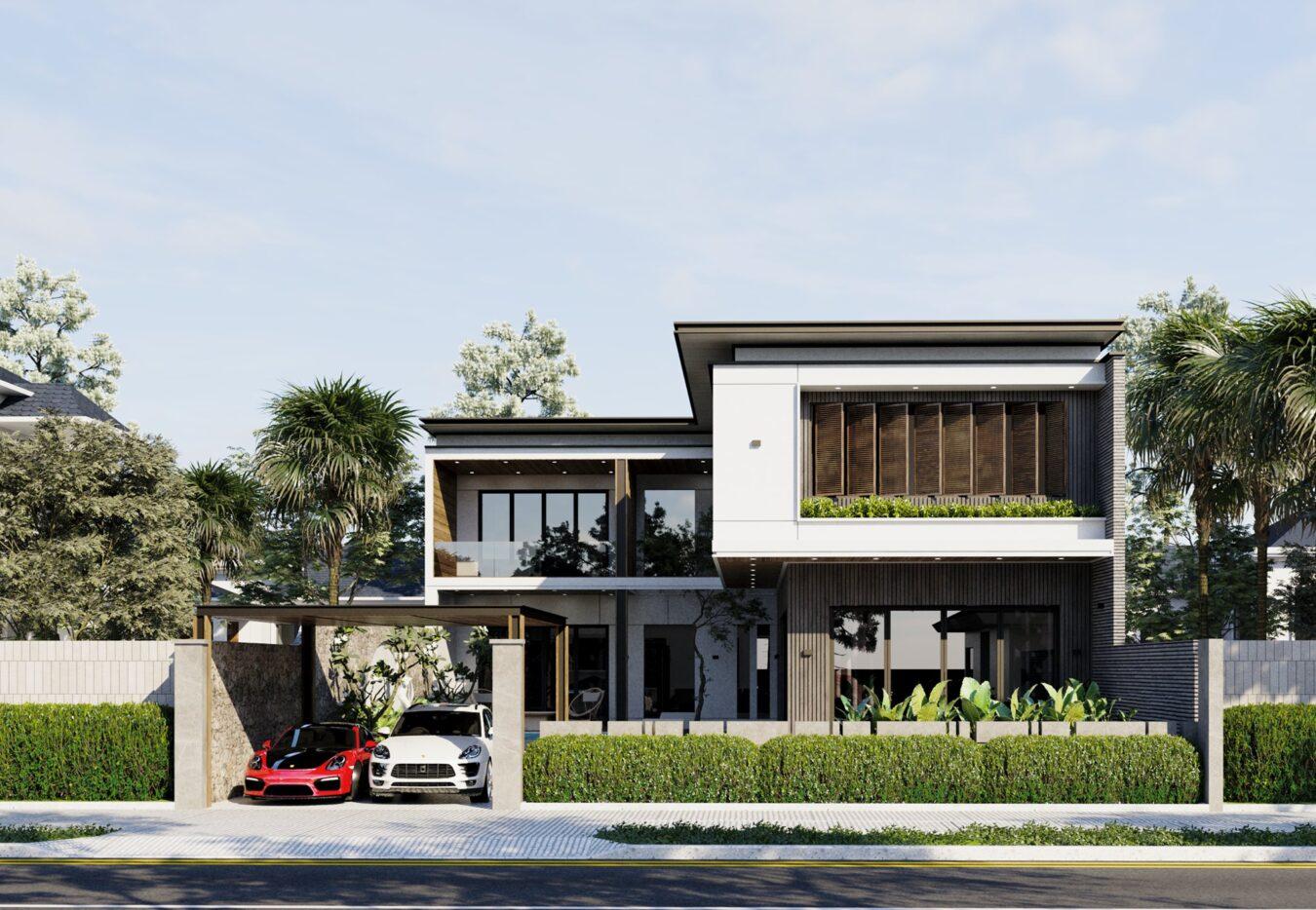 Exterior House Scene