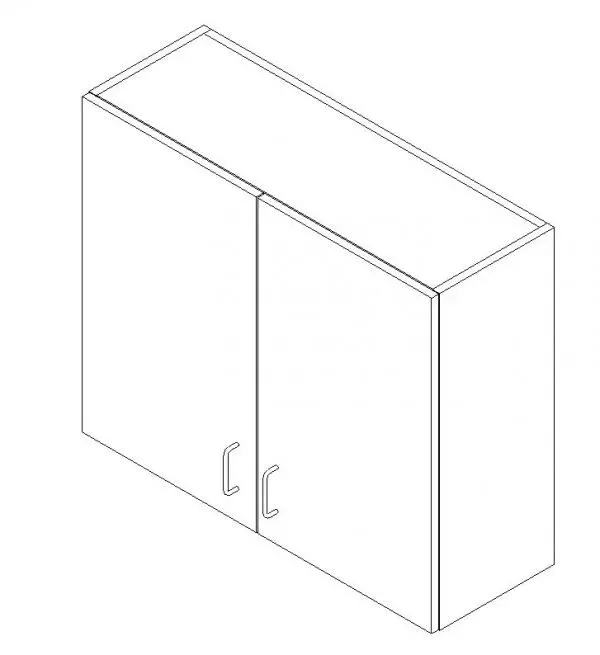 AWI 302 - Wall Cabinet - 2 Door