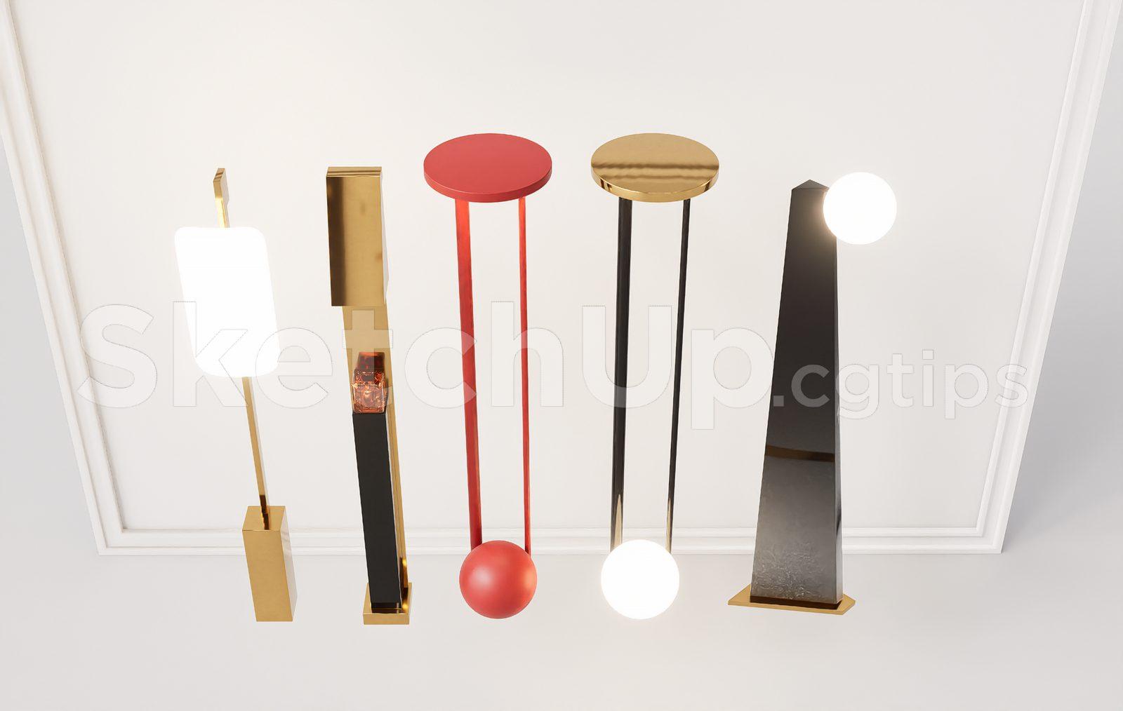 Floor Lamp Model Download for Interior Projects