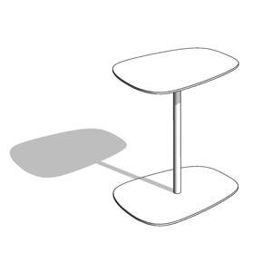 Industrial Modern Steel Ruby Organic Top Side Tables - HighTower
