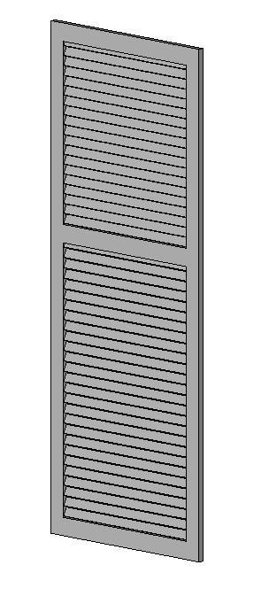Louvered Shutter - Parametric