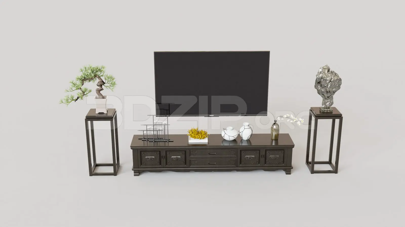 TV Cabinet — preview 1 (3dzip)