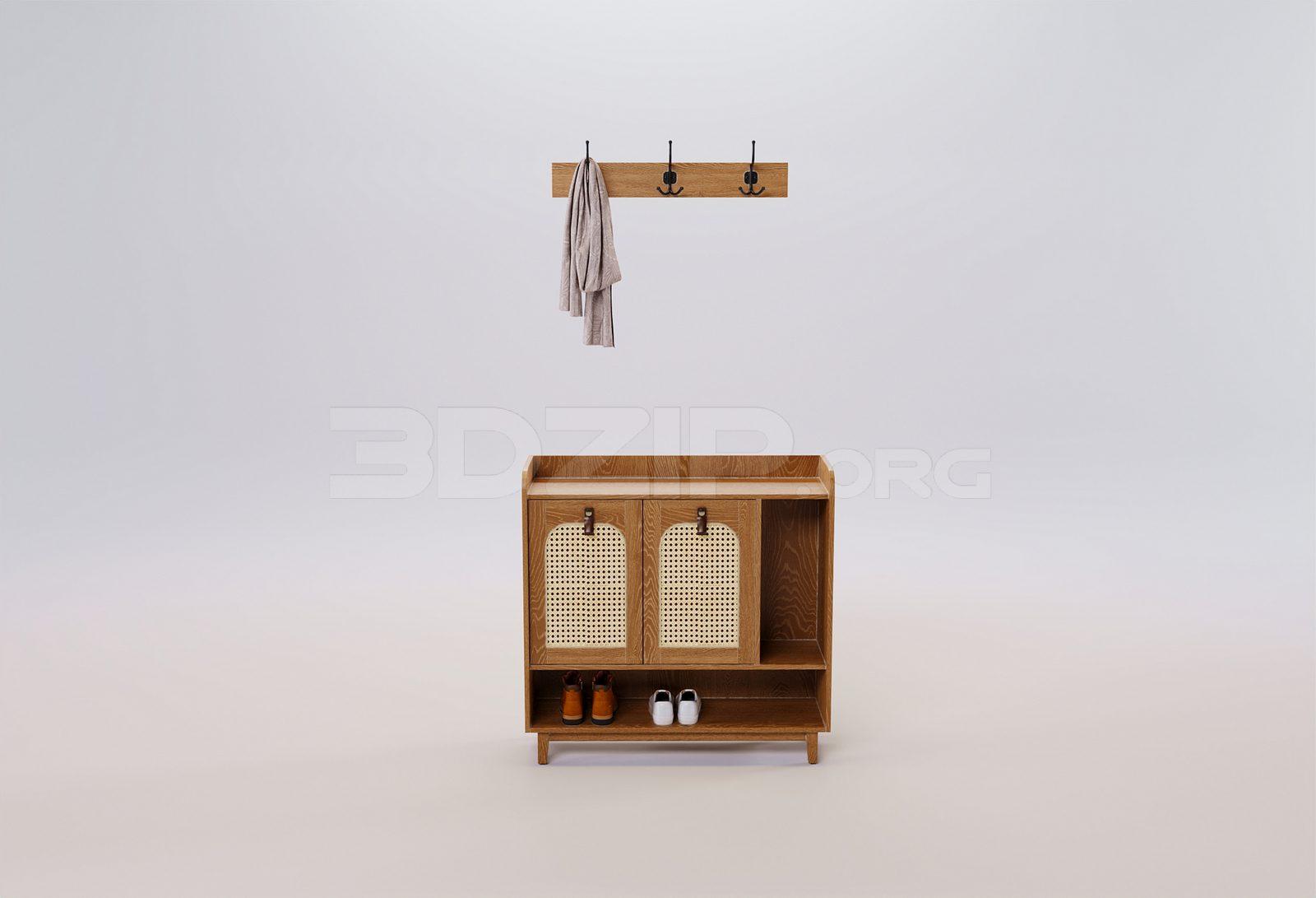 Shoe Cabinet — preview 1 (3dzip)