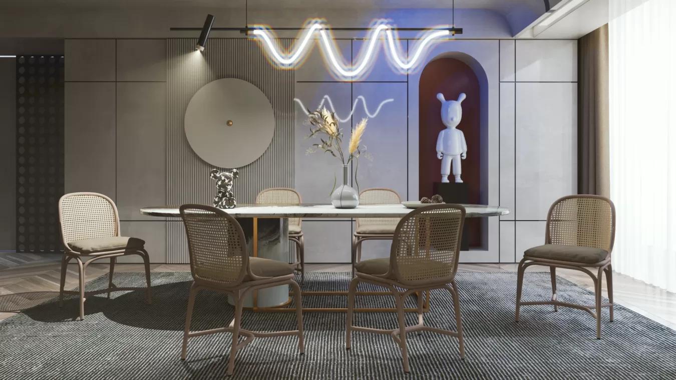 Interior Diningroom Scene