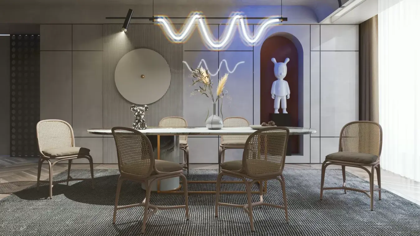 Interior Diningroom Scene — preview 1 (cgtips)