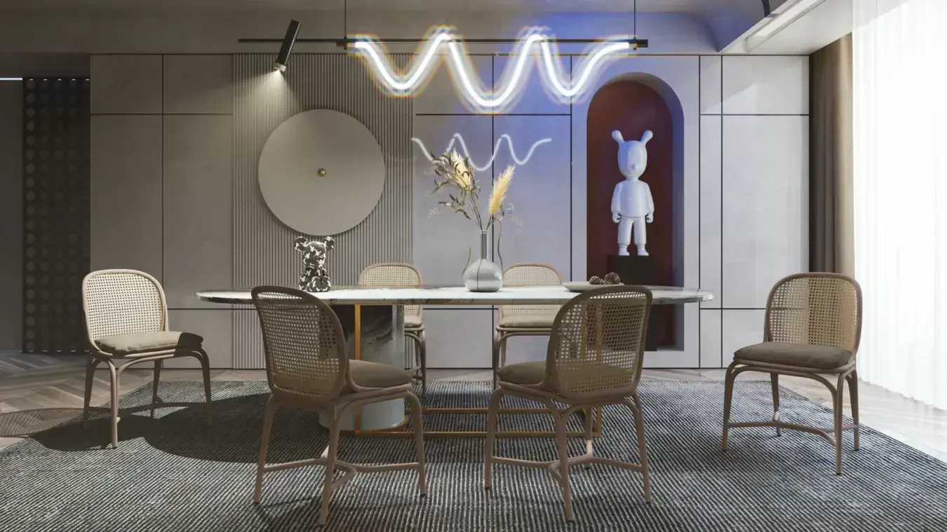 Interior Diningroom Scene