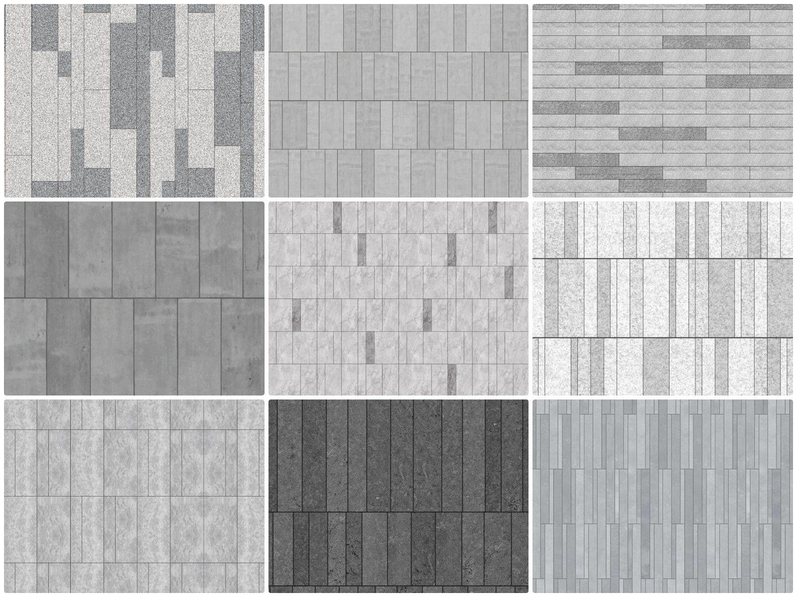 Modern Gray and Dark Gray Terrazzo Textures – High Resolution