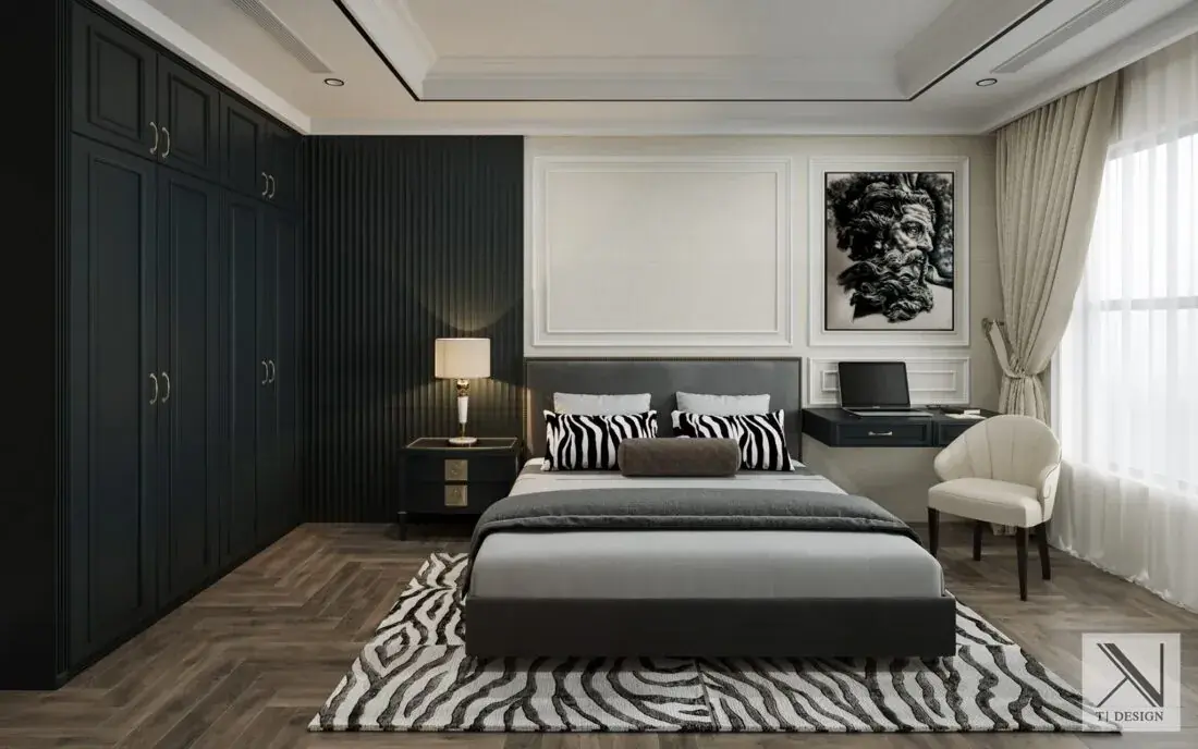 Interior Scenes Model Neoclassical Bedroom 550
