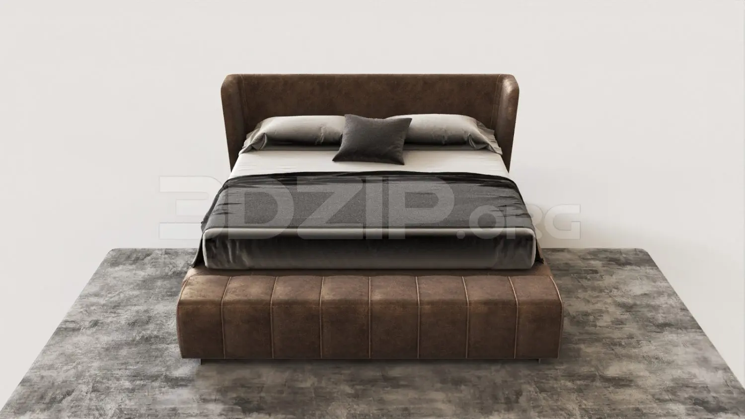 Bed — preview 1 (3dzip, CC0)