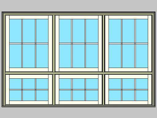Kolbe Ultra Series Awning Combination 3-Wide x 2-High Units