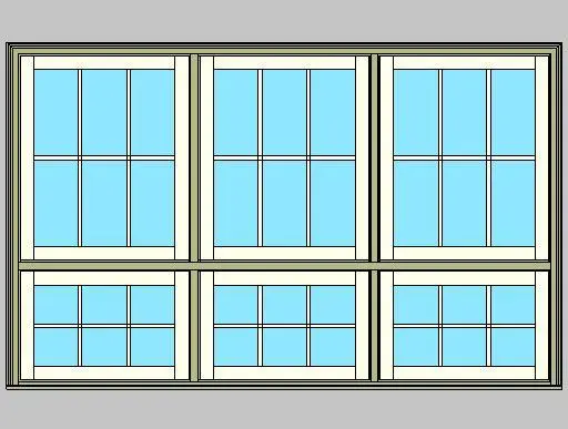 Kolbe Ultra Series Awning Combination 3-Wide x 2-High Units