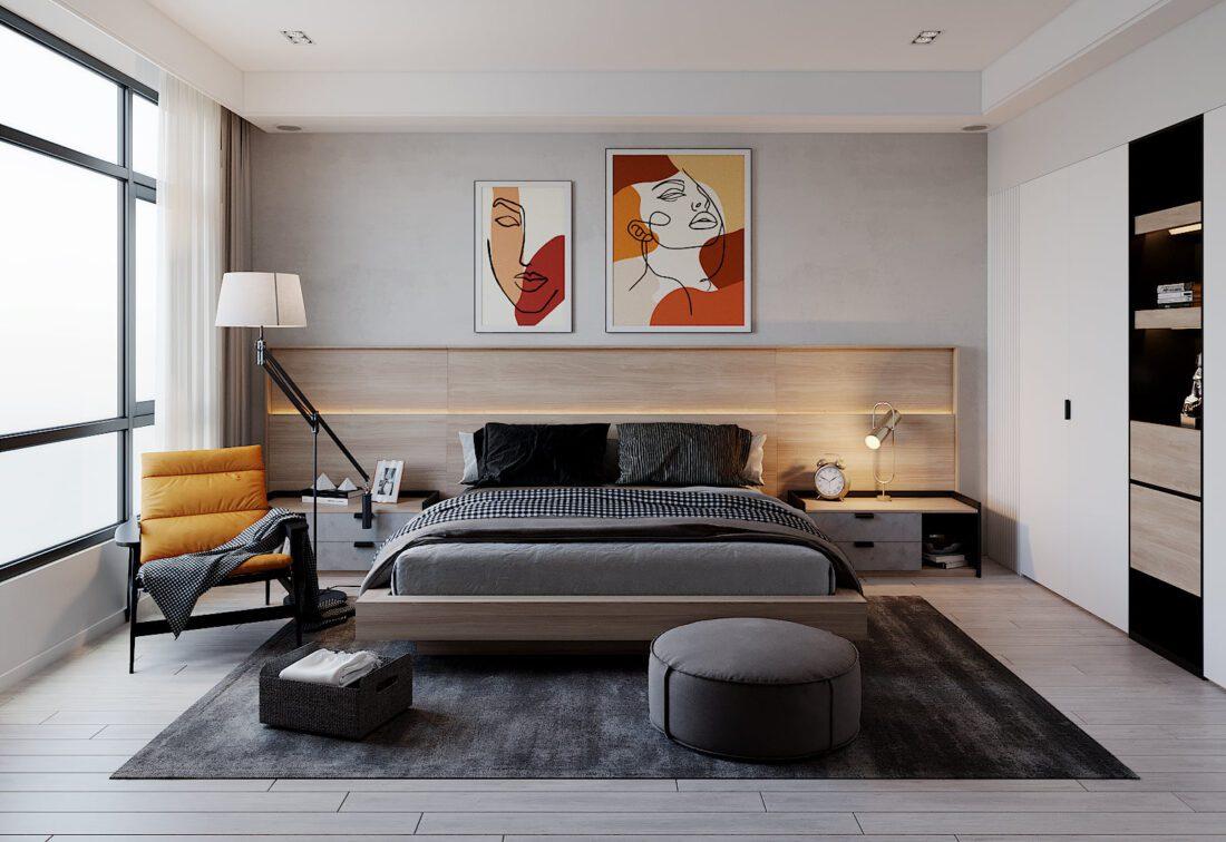 Interior Scenes Model Bedroom 558
