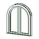 Double Quarter Round Top w Trim