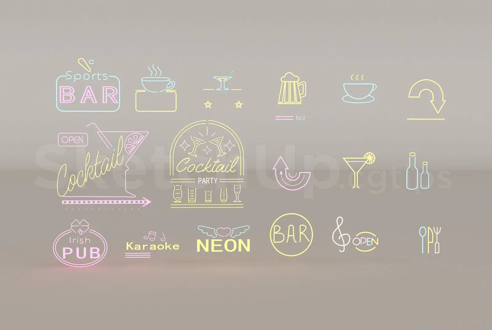 Neon Light Set