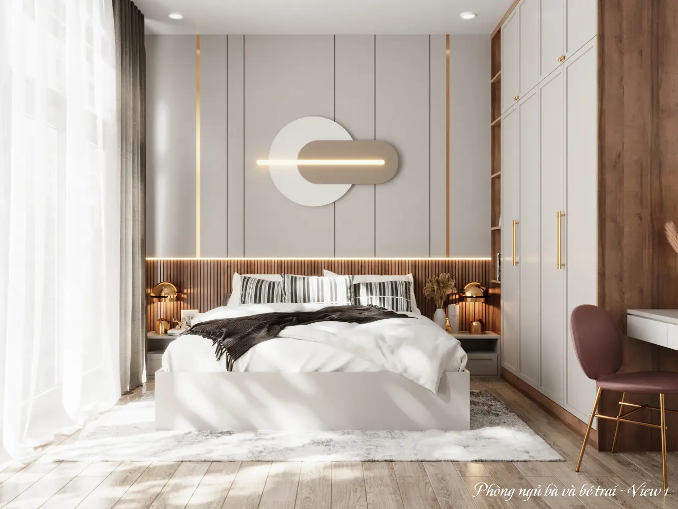 Interior Bedroom Scene