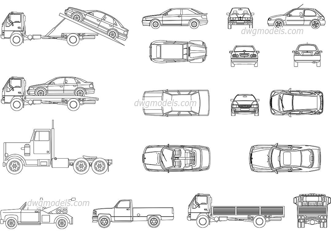 Set of cars
